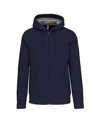 Heavy Full Zip Contrast Hoody