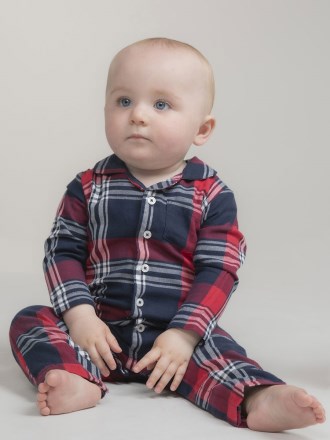Baby/ Toddler Tartan All In One