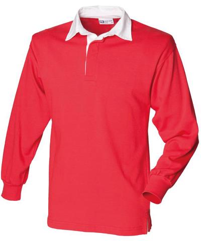 Long Sleeve Plain Rugby Shirt