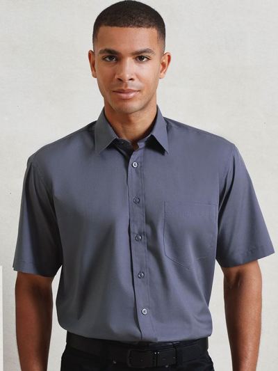 Short Sleeve Poplin Shirt