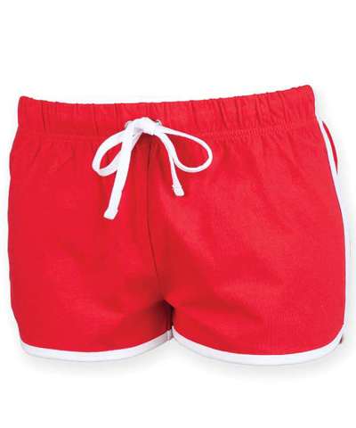 SK069 Ladies Retro Fit Shorts