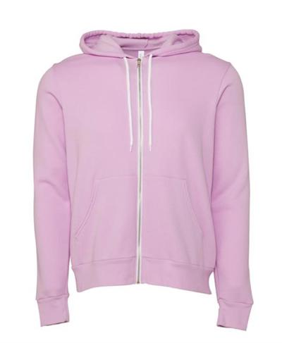 CLEARANCE Unisex Zip Up Polycotton Fleece Hoodie