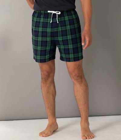 Men Tartan Lounge Shorts