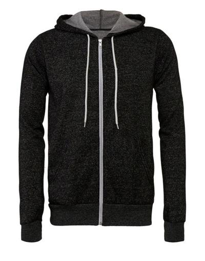 CLEARANCE Unisex Zip Up Polycotton Fleece Hoodie
