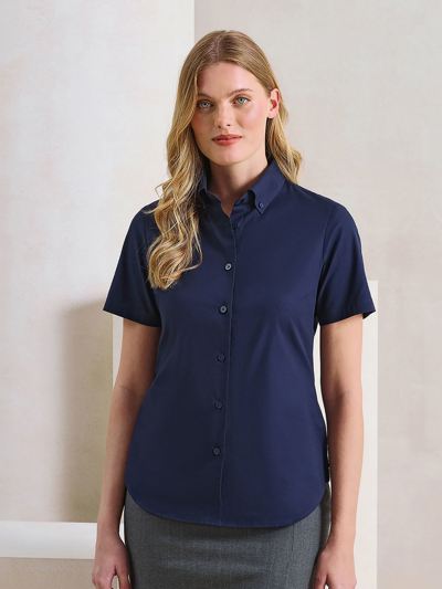 Ladies Supreme Short Sleeve Oxford Shirt