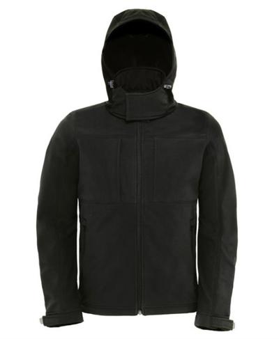 B&C Men's Hooded Softshell