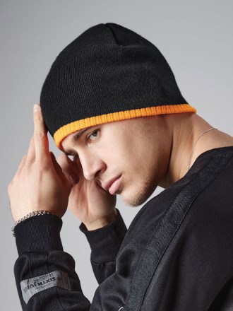 Beechfield Two Tone Beanie Knitted Hat