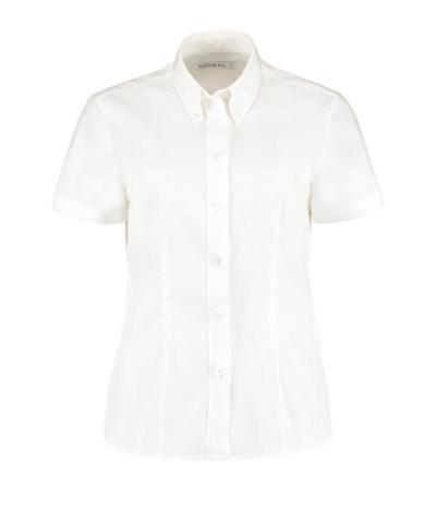 Women's Corporate Oxford Blouse Short Sleeved