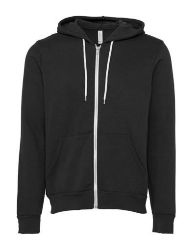 CLEARANCE Unisex Zip Up Polycotton Fleece Hoodie