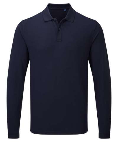 Essential Unisex Long Sleeve Polo Shirt