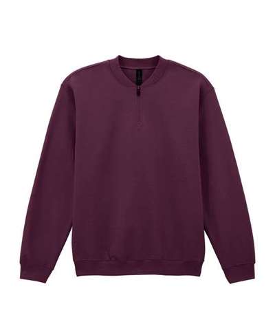 SoftStyle® Midweight Fleece 1/4 Zip Sweatshirt