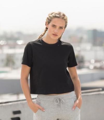 Ladies Cropped Boxy T-Shirt