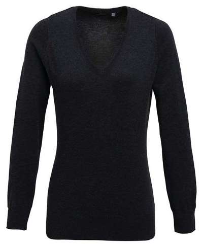 Women's V Neck Knitted Sweater
