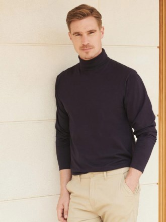 Roll Neck Long Sleeve Top