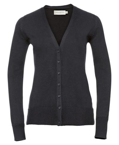 Ladies' V Neck Knitted Cardigan