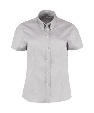 Women's Corporate Oxford Blouse Short Sleeved