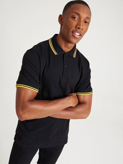 AWDis Stretch Tipped Piqué Polo Shirt