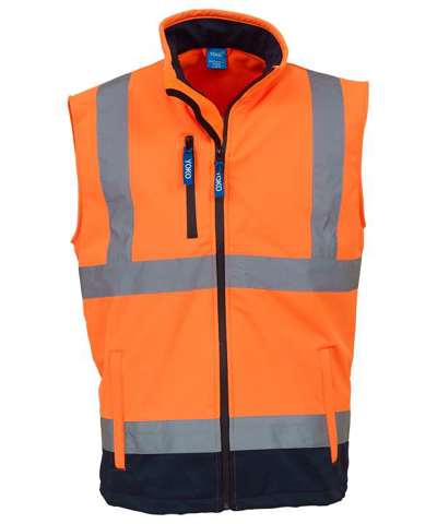 Yoko Hi Vis Soft Shell Gilet