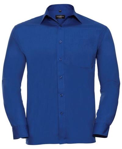 Men's Long Sleeve Easy Care Poplin Shirt