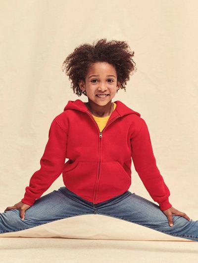 Kids Hooded Sweat Jkt 70/30