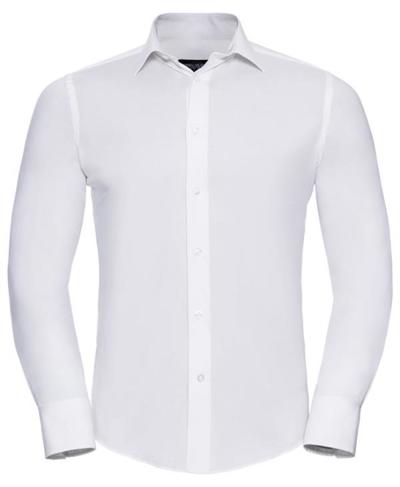 Men's Long Sleeve Easy Care Fitted Shirt
