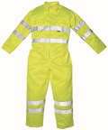 Hi Vis Polycotton Coverall