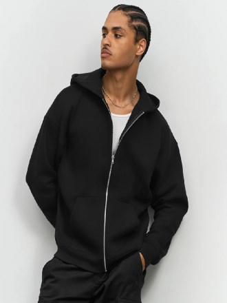Unisex Jelo Zipped Hoodie