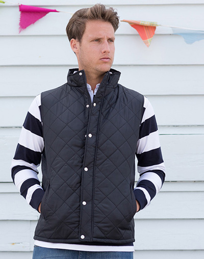 Diamond quilt gilet