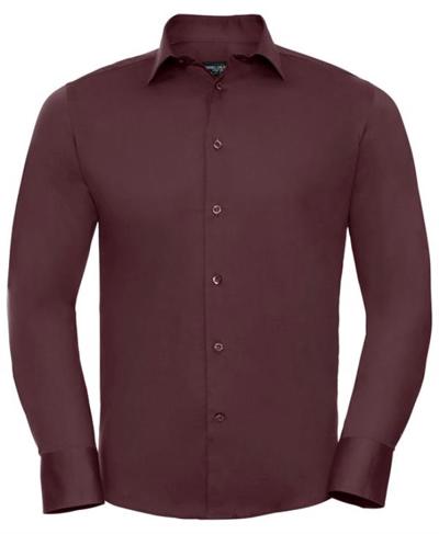 Men's Long Sleeve Easy Care Fitted Shirt
