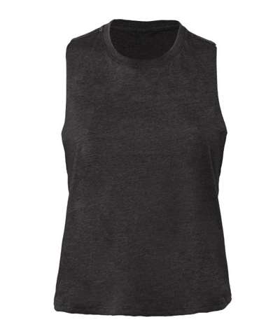 Bella Ladies Racer Back Cropped Tank Top