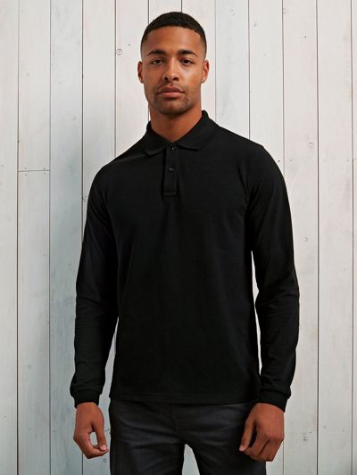Essential Unisex Long Sleeve Polo Shirt