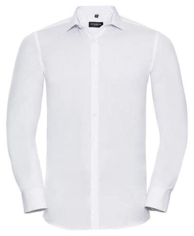 Russell Collection Mens Stretch Shirt