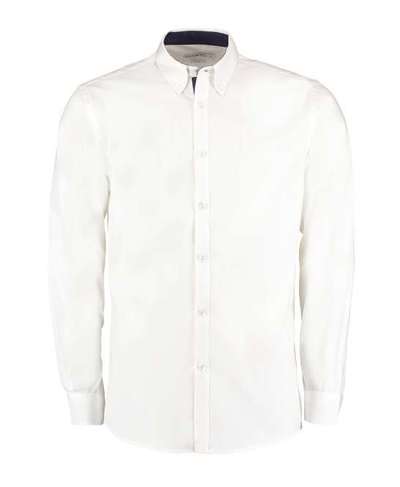 Contrast Premium Oxford Shirt Long Sleeve