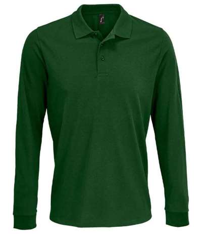 Unisex Prime Long Sleeve Piqué Polo Shirt