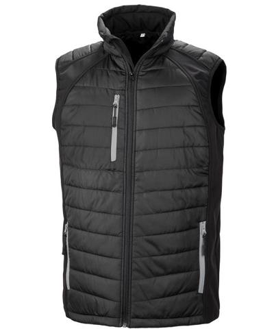 Result Black Compass Softshell Gilet