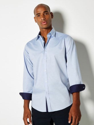 Contrast Premium Oxford Shirt Long Sleeve