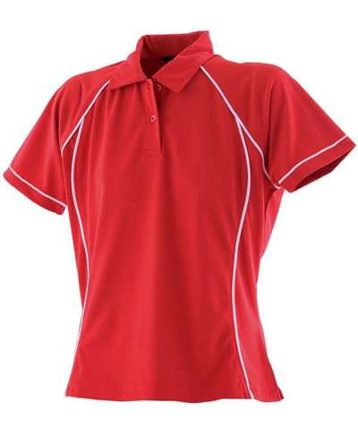 Women's Piped Performance Polo
