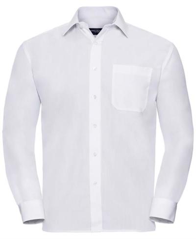 Men's Long Sleeve Easy Care Poplin Shirt