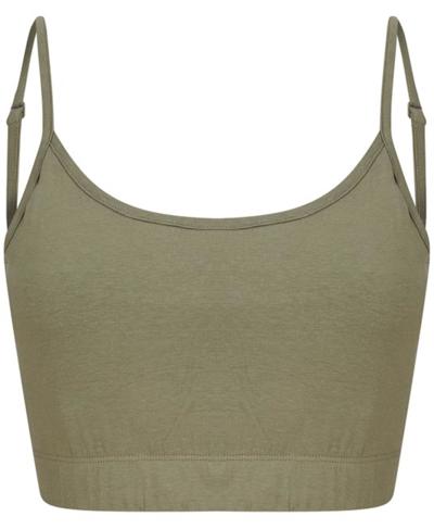 Ladies Sustainable Cropped Cami Vest Top