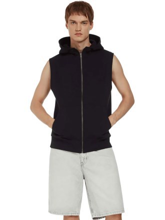 Sleeveless Full Zip Hoodie