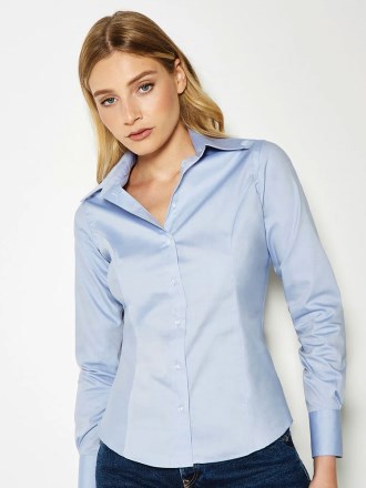 Women's Corporate Oxford Blouse Long Sleeved