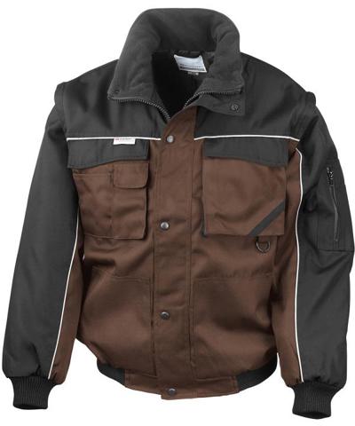 Workguard Zip Sleeve Heavy Duty Pilot Jacket