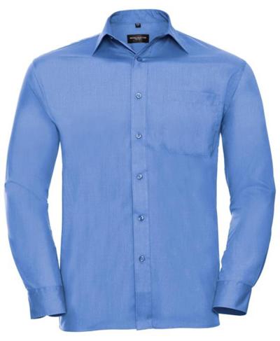 Men's Long Sleeve Easy Care Poplin Shirt