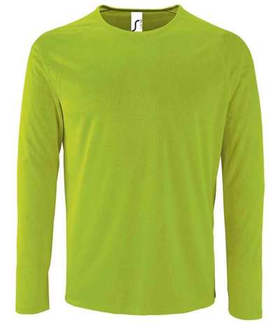 Sporty Long Sleeve Performance T Shirt