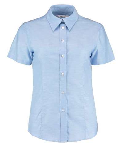 Women's Workplace Oxford Blouse Short Sleeved