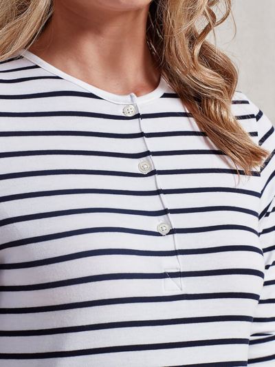 Ladies Long John Roll Sleeve