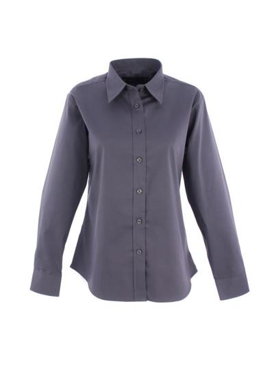 Ladies Pinpoint Oxford Half Sleeve Shirt