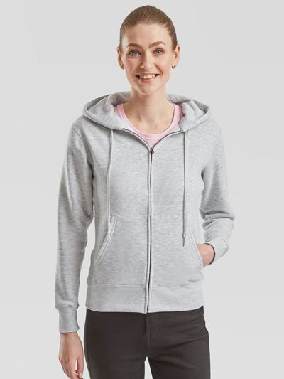 Lady-Fit Hooded Sweat Jacket
