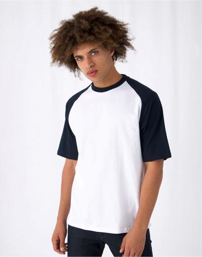 Mens S/Sleeve Baseball Tee