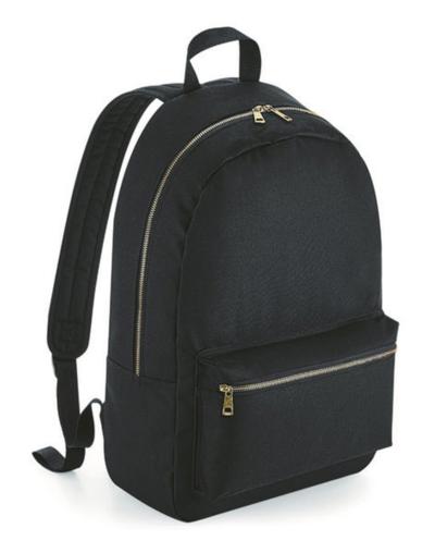 Metallic Zip  Backpack